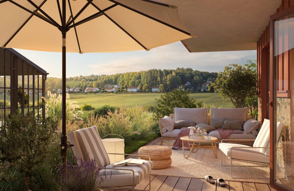 Bostäder med mer av det som räknas